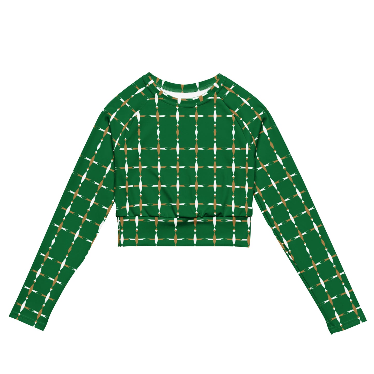 Gigi long-sleeve crop top