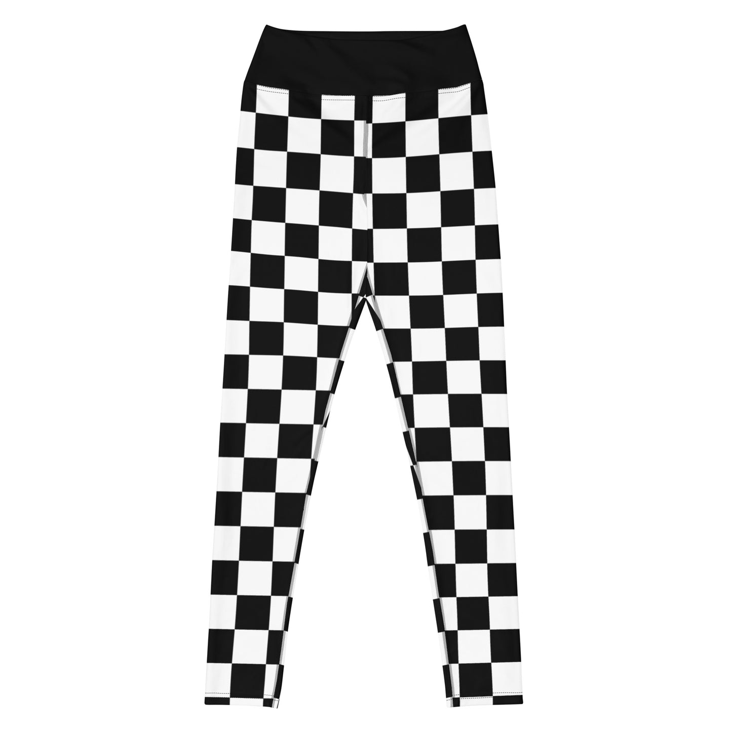 Checkered Flag yoga leggings