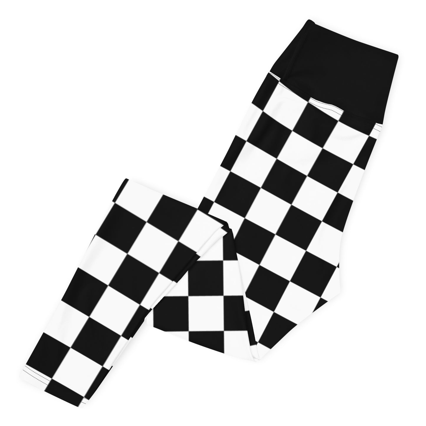 Checkered Flag yoga leggings