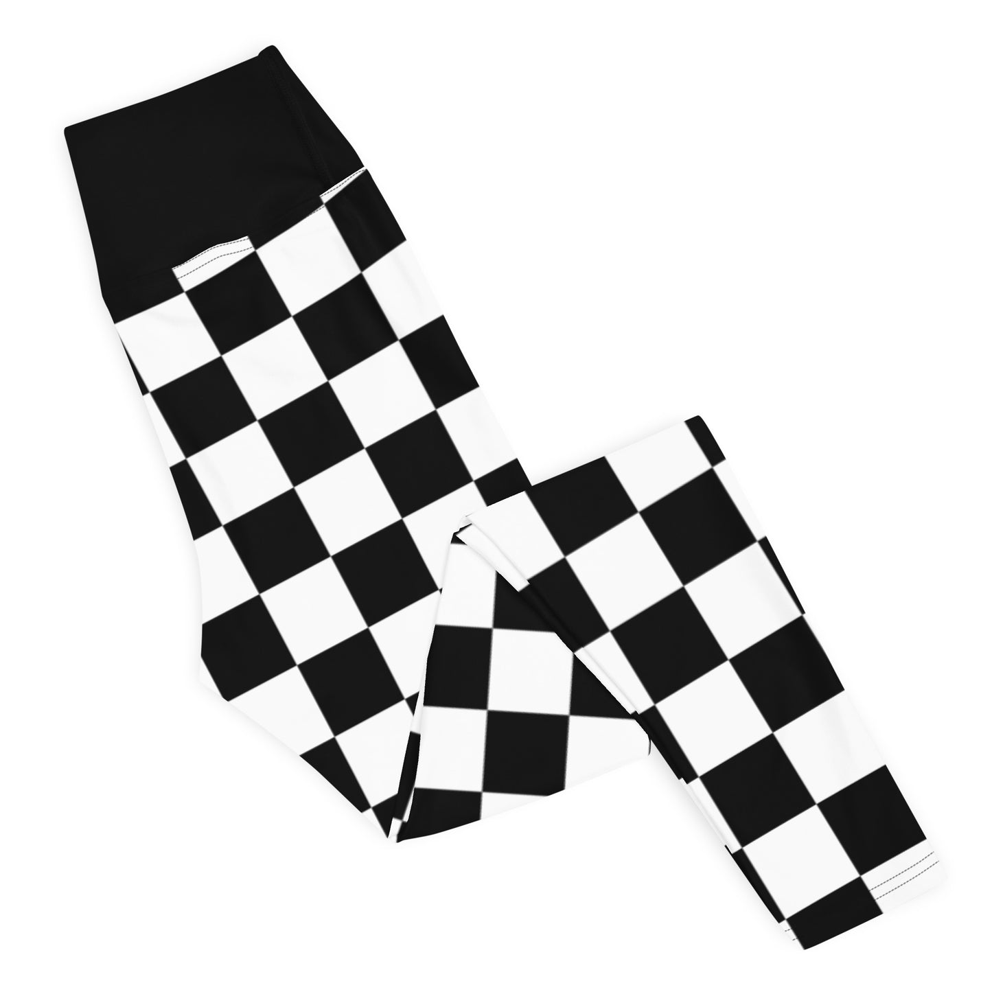 Checkered Flag yoga leggings