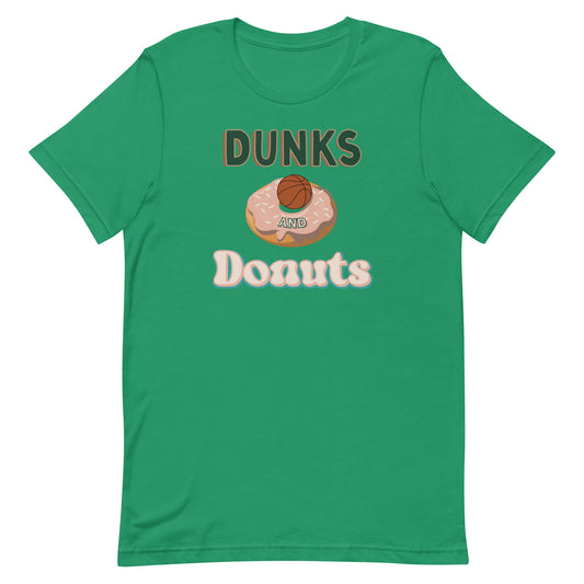 Dunks and Donuts Unisex t-shirt