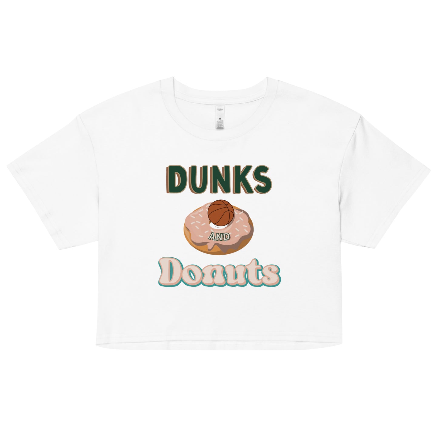 Dunks and Donuts crop top