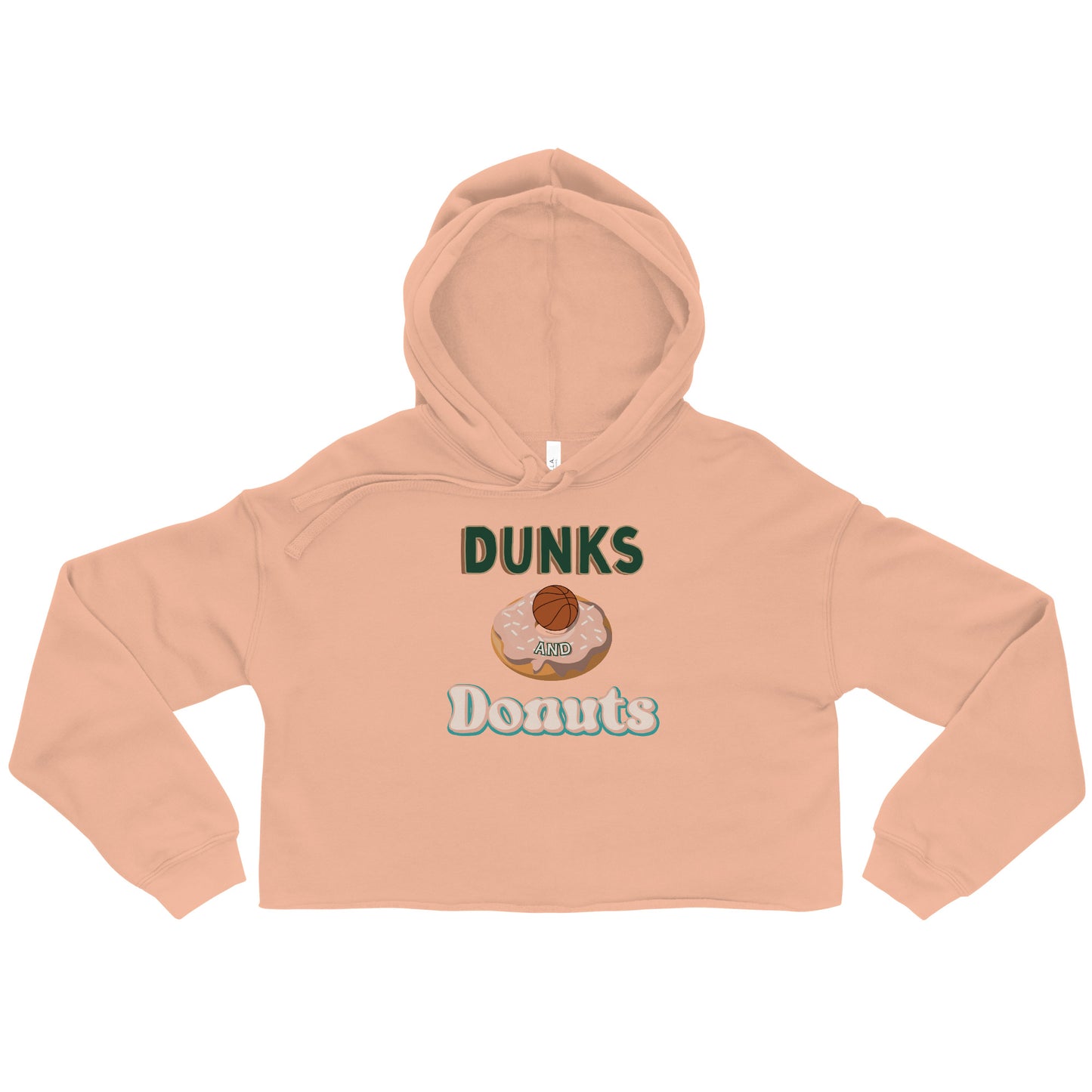 Dunks and Donuts Crop Hoodie