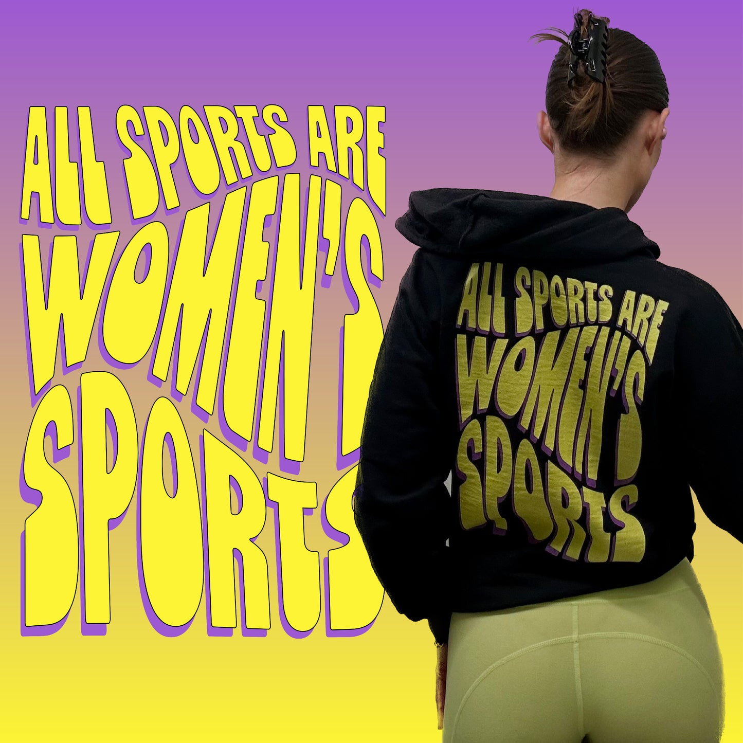 All Sports Are Women's Sports zip hoodie